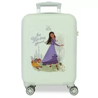 Walizki - Joumma Disney życzy bawić się z Valentino Walizka kabinowa zielona 33 x 50 x 20 cm sztywne tworzywo ABS boczne zapięcie szyfrowe 28,4 kg 2 kg 4 koła podwójny bagaż ręczny, Zielony, walizka kabinowa - miniaturka - grafika 1