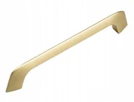 Meble modułowe i akcesoria - Uchwyt meblowy relingowy mosiądz rozstaw 128 mm - miniaturka - grafika 1