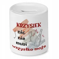 Skarbonki - Skarbonka 330 ml Dla Igora Syna Dziecka Prezent z Nadrukiem ze Zdjęciem + Opakowanie na prezent (wzór 01) - miniaturka - grafika 1