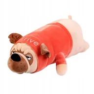 Maskotki i pluszaki - Pies Mops Buldog SWETEREK MASKOTKA PODUSZKA ZAGŁÓWEK PRZYTULANKA SŁODZIAK - miniaturka - grafika 1