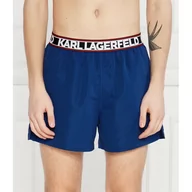 Kąpielówki męskie - Karl Lagerfeld Szorty elongated logo | Regular Fit - miniaturka - grafika 1