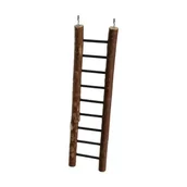 Akcesoria dla ptaków - AniOne Drabinka do papużek z naturalnego drewna 39 cm - miniaturka - grafika 1