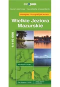 Nauki przyrodnicze - Wielkie jeziora mazurskie mapa turystyczna 1:110 000 - Wysyłka od 3,99 - miniaturka - grafika 1