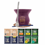 Yerba Mate - Zestaw startowy Yerba Mate Tykwa Bombilla 10x50g - miniaturka - grafika 1