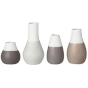 Wazony i flakony - Wazon Raeder Zestaw 4 wazoników szare C13615 - miniaturka - grafika 1