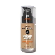 Podkłady do twarzy - Revlon Podkład Colorstay do cery mieszanej/tłustej 220 Natural Beige - miniaturka - grafika 1