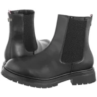 Botki damskie - Botki Chelsea Boot Black T3A5-33570-1351999 (TH1202-a) Tommy Hilfiger - miniaturka - grafika 1