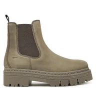 Botki damskie - Sztyblety Tamaris 1-25450-45 Szary - miniaturka - grafika 1