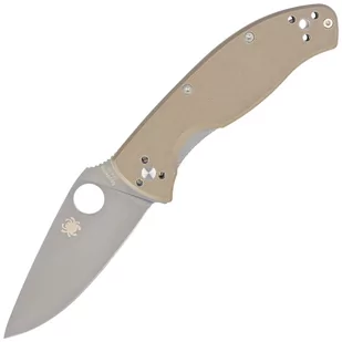 Nóż składany Spyderco Tenacious Brown G10, Satin CPM M4 by Eric Glesser (C122GBNM4P) - Noże - miniaturka - grafika 1