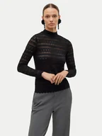 Bluzki damskie - Vero Moda Bluzka Zoe 10315443 Czarny Slim Fit - miniaturka - grafika 1