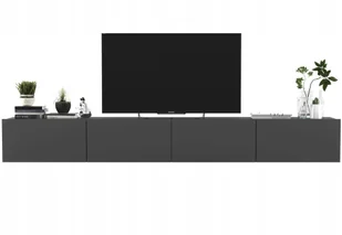Szafka Rtv Loft wisząca grafit komoda Rtv Loft 240 - Szafki RTV Szafka Rtv Loft wisząca grafit komoda Rtv Loft 240 - Szafki RTV - miniaturka - grafika 1