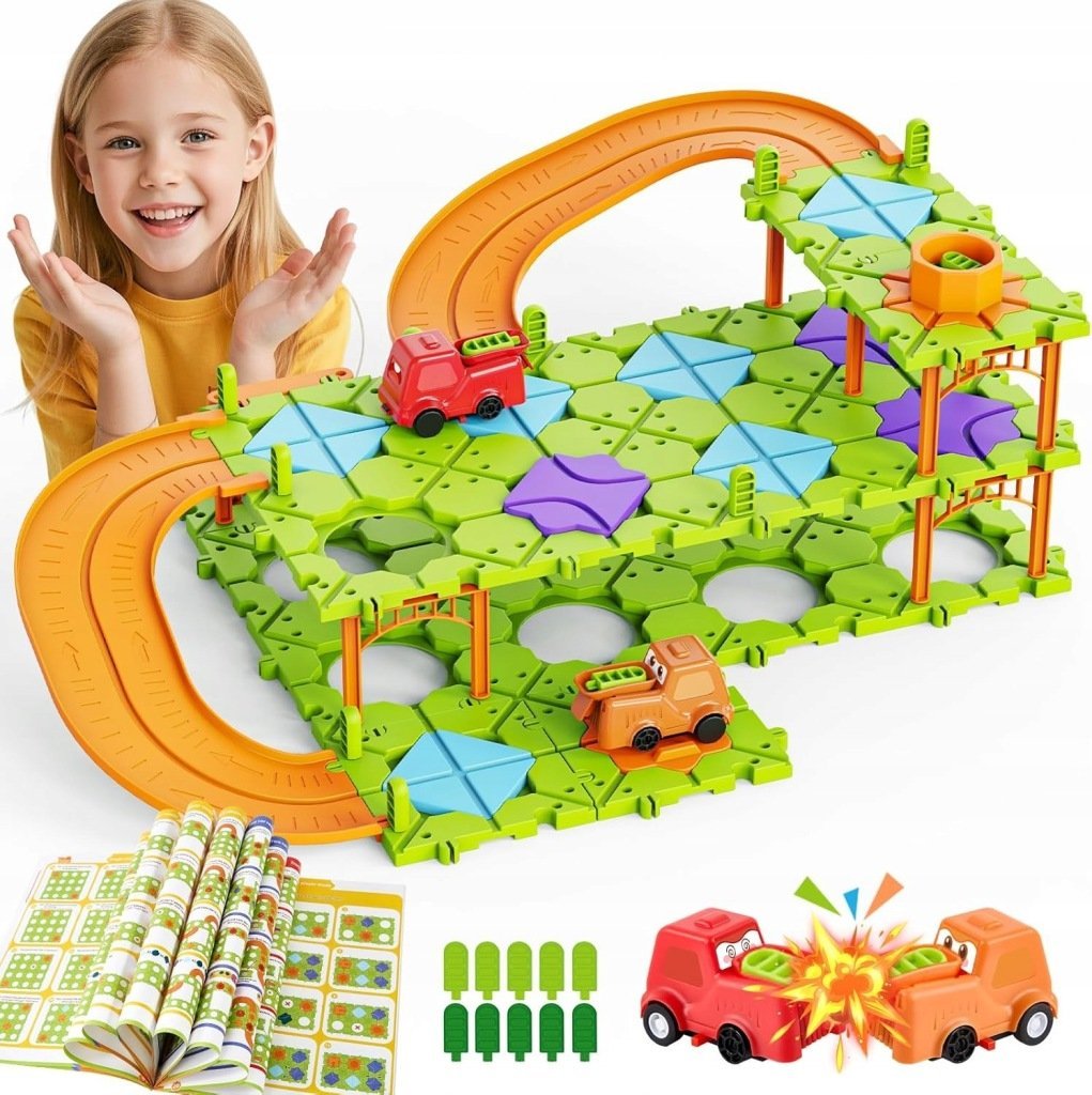 FYGURSO modułowa gra logiczna Montessori STEM 3D 190 wyzwań MEGA PREZENT
