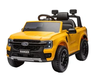 Samochód elektryczny Ford Ranger 60W/4500 mAh żółty - Rowerki biegowe - miniaturka - grafika 1