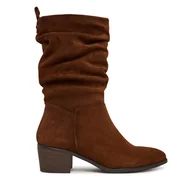 Botki damskie - Botki Tamaris 1-25379-45 Brązowy - miniaturka - grafika 1