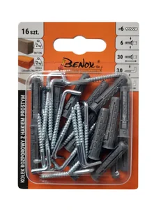 Kołek rozporowy 6 mm 16 szt. Wkręt-met - Wkręty - miniaturka - grafika 1