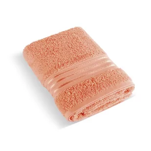 Bellatex Frotte ręcznik kąpielowy kolekcja Linie łososiowy, 70 x 140 cm - Ręczniki - miniaturka - grafika 1