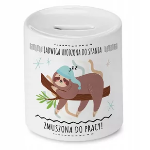 Skarbonka Dla Jadwigi na Urodziny Imieniny Prezent z Nadrukiem ze Zdjęciem - Skarbonki - miniaturka - grafika 1