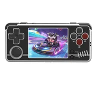 Konsole i gry retro - MIYOO A30 Game Console 64GB 2 8-inch IPS Screen 2600mAh Battery Linux System 2 4G WiFi - Black White - miniaturka - grafika 1