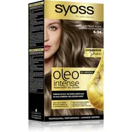Farby do włosów i szampony koloryzujące - Syoss Oleo Intense trwała farba do włosów z olejem odcień 6-54 Ashy Dark Blond 1 szt. - miniaturka - grafika 1