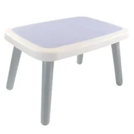 Stoliki dla dzieci - Mochtoys Stolik Dziecięcy Skandynawski Do Pokoju Dziecięcego Stół Niebieski - miniaturka - grafika 1