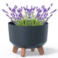 Donice - Doniczka Gracia Standard DGRL240 antracytowa - miniaturka - grafika 1