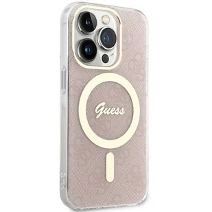 Etui Guess GUHMP15LH4STP Apple iPhone 15 Pro hardcase IML 4G MagSafe różowy/pink - Etui i futerały do telefonów Etui Guess GUHMP15LH4STP Apple iPhone 15 Pro hardcase IML 4G MagSafe różowy/pink - Etui i futerały do telefonów - miniaturka - grafika 5
