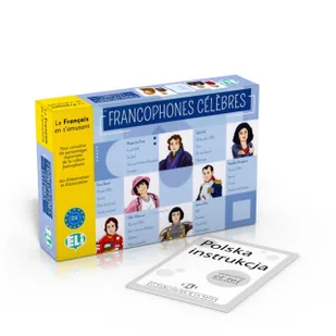 Gra językowa Francuski Francophones celebres - Książki do nauki języka francuskiego Gra językowa Francuski Francophones celebres - Książki do nauki języka francuskiego - miniaturka - grafika 2