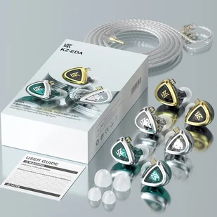 KZ EDA Wired Earphone without Mic In Ear Earbuds Noise Cancelling for Sports - Akcesoria do słuchawek - miniaturka - grafika 9