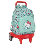 Plecaki szkolne i tornistry - Plecak szkolny na kółkach Hello Kitty Sea lovers turkusowy 33 X 45 X 22 cm - miniaturka - grafika 1