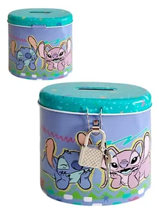 Mała skarbonka metalowa puszka na kluczyk Stitch - Skarbonki - miniaturka - grafika 1