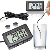 Termometry domowe - Termometr Elektroniczny Z Sondą Do Akwarium Pokojowy Czujnik Temperatury - miniaturka - grafika 1