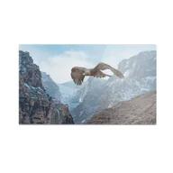 Deski do krojenia - Szklana deska do krojenia HOMEPRINT Orzeł w locie 60x52 cm - miniaturka - grafika 1