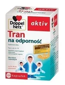Przeziębienie i grypa - Queisser Pharma Doppelherz Aktiv Tran na odporność 120 szt. - miniaturka - grafika 1
