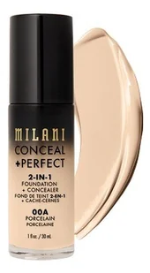 Milani PORCELAIN Conceal + Perfect 2-in-1 Foundation + Concealer Podkład 30ml - Podkłady do twarzy - miniaturka - grafika 2