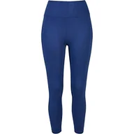 Spodnie damskie - Urban Classics Ladies High Waist Jersey Legginsy Damskie Spodnie do Jogi, Spaceblue, S - miniaturka - grafika 1