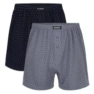 Majtki męskie - 2-pack bokserki męskie luźne 2mbx-013 atlantic-xxl - miniaturka - grafika 1