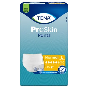 Tena Pants ProSkin, majtki chłonne, rozmiar L, 100-135 cm, Normal, 30 sztuk - Pieluchy dla dorosłych Tena Pants ProSkin, majtki chłonne, rozmiar L, 100-135 cm, Normal, 30 sztuk - Pieluchy dla dorosłych - miniaturka - grafika 1