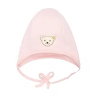 Czapki damskie - Steiff Unisex Baby Basic Bommel czapka beanie, Silver Pink, 49 - miniaturka - grafika 1