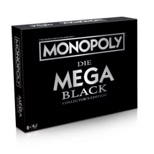Mega Monopoly Black Edition - Pozostałe książki - miniaturka - grafika 1