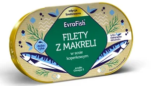 EVRA FILET Z MAKRELI W SOSIE KOPERKOWYM 170G - Konserwy i dania rybne - miniaturka - grafika 1