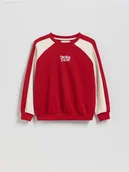 Bluzy dla chłopców - Reserved - Bluza oversize - czerwony - miniaturka - grafika 1