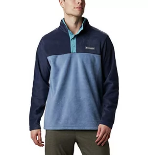 Swetry męskie - Columbia Steens Mountain Half Snap sweter męski niebieski Bluestone, Collegiate Navy, Canyon Blue XXL - grafika 1