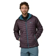 Kurtki męskie - Męska kurtka ocieplana Patagonia Nano Puff Hoody obsidian plum - L - miniaturka - grafika 1