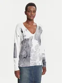 Swetry damskie - Desigual Sweter Gotemburgo 25WWJF15 Szary Regular Fit - miniaturka - grafika 1