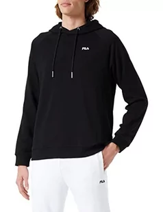 FILA Męska bluza z kapturem raglanowa, czarna, 2XL, czarny, XXL - Bluzy męskie - miniaturka - grafika 1