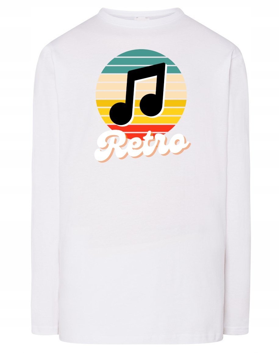 Longsleeve muzyczny nadruk NUTKA RETRO r.5XL