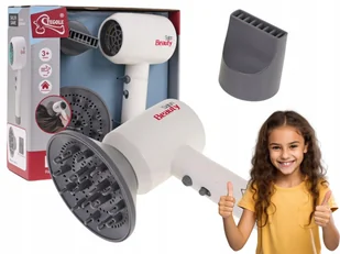 nteraktywna SUSZARKA DO WŁOSÓW zabawka wymienne dysze MAŁA FRYZJERK - Zabawy w naśladowanie dorosłych - miniaturka - grafika 1