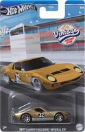 Samochody i pojazdy dla dzieci - Hot Wheels Vintage Autko Kolekcjonerskie 1971 Lamborghini Miura SV HRV03 - miniaturka - grafika 1