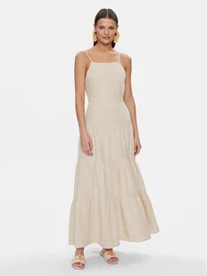 Fracomina Sukienka letnia FJ24SD2004W686E5 Beżowy Regular Fit - Sukienki - miniaturka - grafika 1