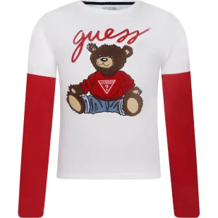 Guess Longsleeve Regular Fit - Koszulki dla chłopców - miniaturka - grafika 1
